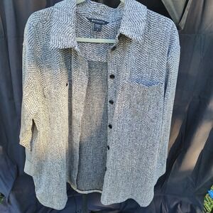 Athleta Braiden Textured Shirt‎ Jacket Large
